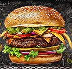 پوستر دیواری فست فود