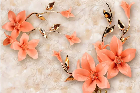 طرح پوستر دیواری گل سوسن