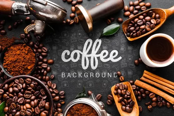 دانلود طرح لایه باز پوستر دیواری کافی شاپ