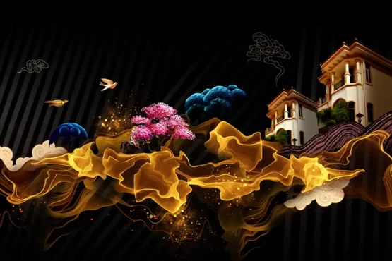 طرح پوستر دیواری املاک و مسکن