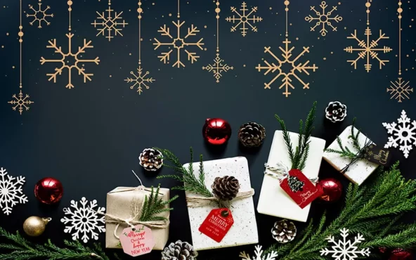 طرح پوستر دیواری کریسمس