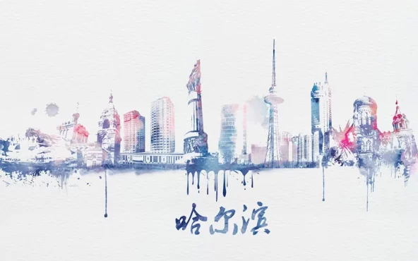 طرح پوستر دیواری برج های بلند