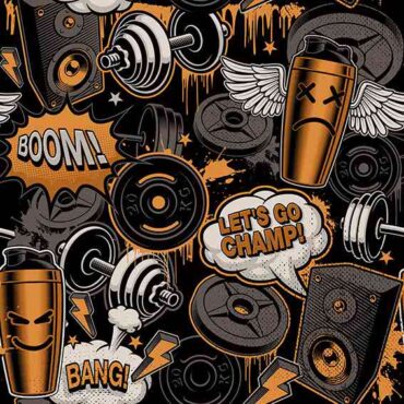 طرح پوستر باشگاه بدنسازی