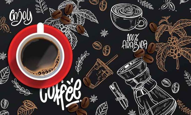 پوستر و کاغذ دیواری کافی شاپ